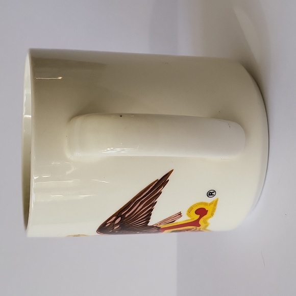 Vintage Ceramic Anheuser Busch Eagle Logo White Coffee Mug 10oz - Picture 8 of 14